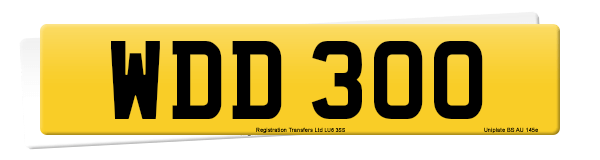 Registration number WDD 300